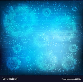Technology theme background vector image