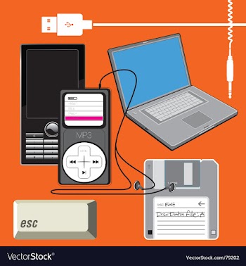 Technology vector image