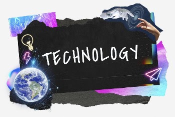 Technology word typography, neon aesthetic | Free Photo - rawpixel