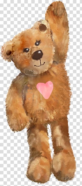 Teddy bear Brown bear Watercolor painting, Watercolor bear transparent background PNG clipart