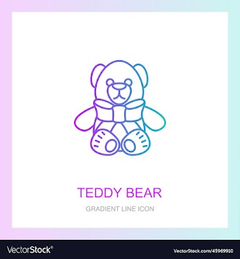 teddy bear creative icon from christmas icons