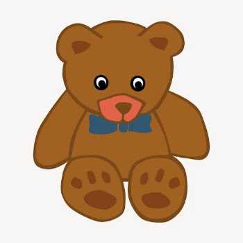Teddy bear illustration. Free public | Free Photo - rawpixel