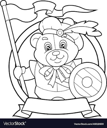 teddy bear knight