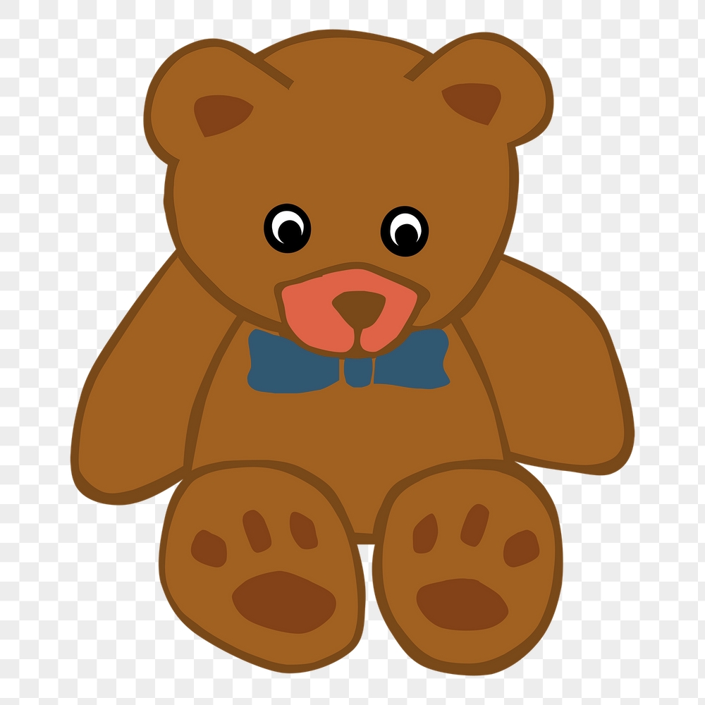 Teddy bear png sticker plush | Free PNG - rawpixel