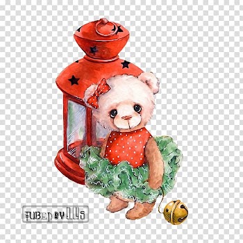 Teddy bear Stuffed Animals & Cuddly Toys Doll Watercolor painting, bear transparent background PNG clipart