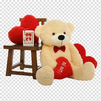 Teddy bear Valentine's Day Stuffed Animals & Cuddly Toys Gift, bear transparent background PNG clipart