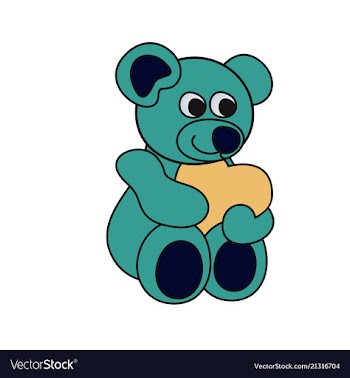 Teddy bear vector image