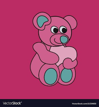 Teddy bear vector image