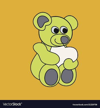 Teddy bear vector image