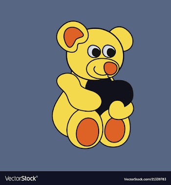Teddy bear vector image