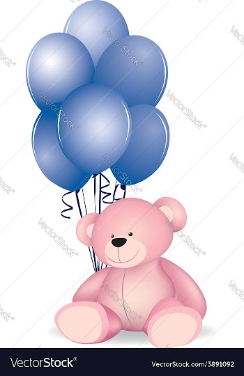  					Teddy Bear vector image														