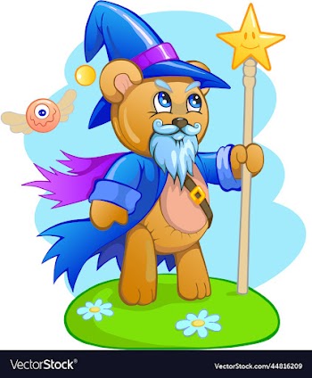 teddy bear wizard