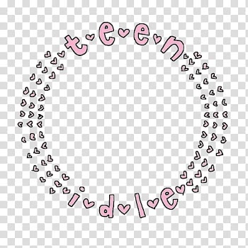 Teen idle border line transparent background PNG clipart