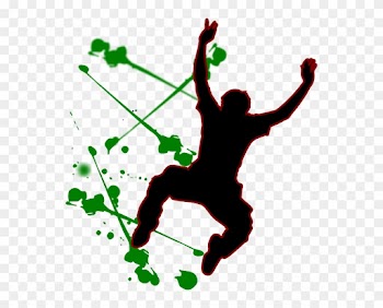 Teen Jumping Clipart