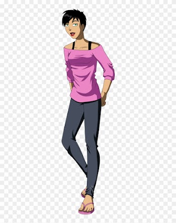 Teenage Girl Standing Clipart - Teenage Girl Standing Png
