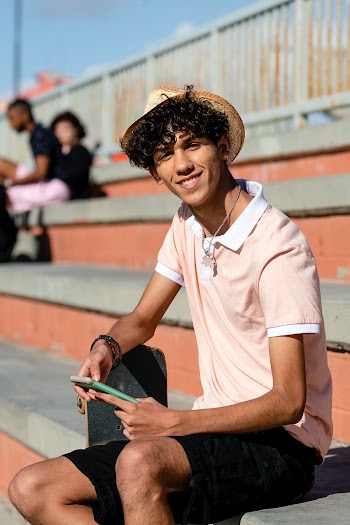 Teenager boy at a skatepark enjoying summer… | Free stock photo | High Resolution image