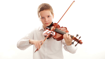 Teenager boy playing the violin Stock Video Footage - Storyblocks ...