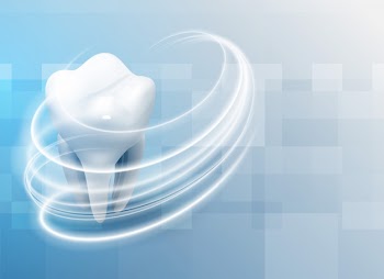 Teeth dental care medical background Free Vector