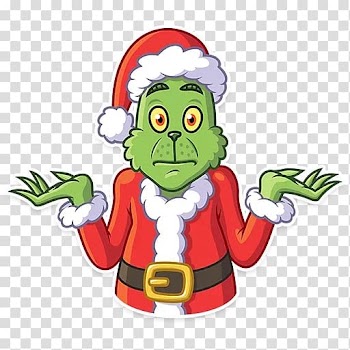 Telegram Grinch Sticker Christmas tree , christmas tree transparent background PNG clipart