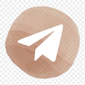 Telegram logo png in watercolor design.… | Free stock illustration | High Resolution graphic