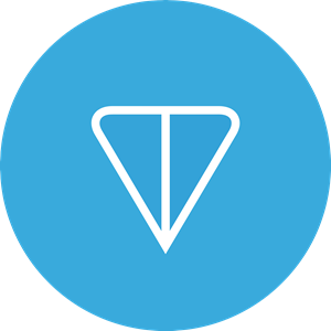 Telegram Open Network Logo Vector