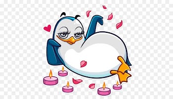 Telegram Sticker Penguin Kik Messenger Hatsune Miku - Penguin 