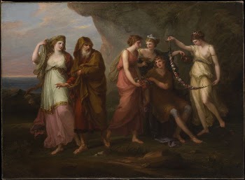 Telemachus and the Nymphs of Calypso | Free Photo - rawpixel