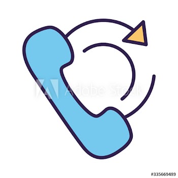 telephone call service line and fill style