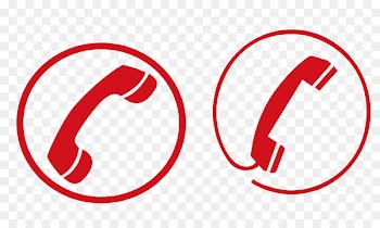 Telephone Icon - Red phone 