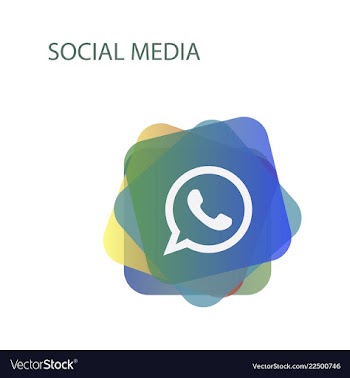 Telephone icon whatsapp logo symbol phone vector image