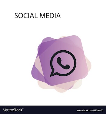 Telephone icon whatsapp logo symbol phone vector image