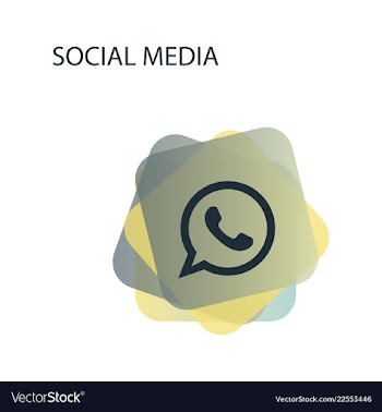 Telephone icon whatsapp logo symbol phone vector image