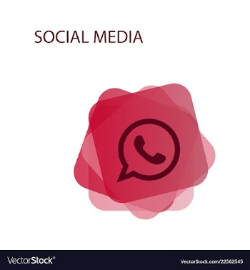 Telephone icon whatsapp logo symbol phone vector image