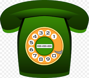 Telephone line Rotary dial Telephone call Voice over IP Free PNG ...