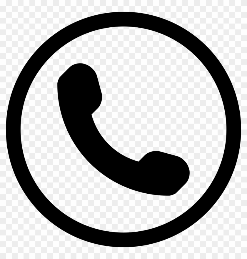 Telephone Symbol Iphone Email Clip Art - Phone Symbol In Circle