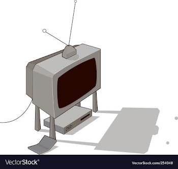 Television vector image