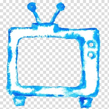 Television Watercolor painting Drawing, Drawing TV transparent background PNG clipart