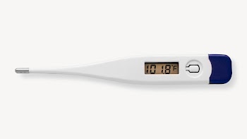 Temperature check isolated image on white | Free Photo - rawpixel