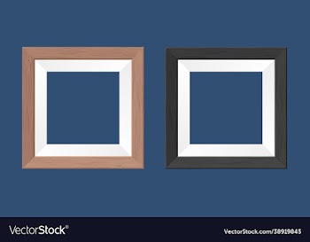 template a couple square wooden frames