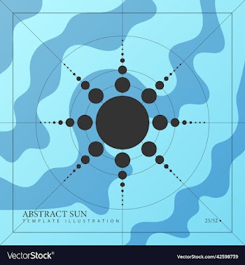 template abstract sun
