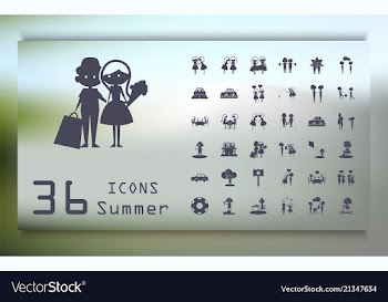 Template cards with cactus vector image