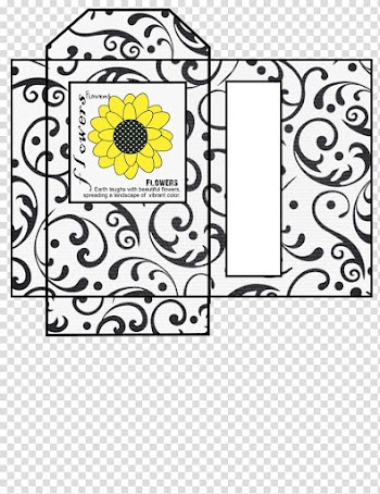Template Cupcake Black and white Pattern, flower seed transparent background PNG clipart