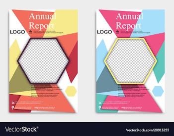 Template flyer black with elements for printing vector image