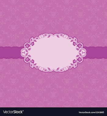 Template frame design for greeting card vector image