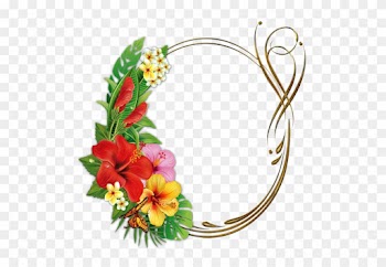 Template - Frame Tropical Png
