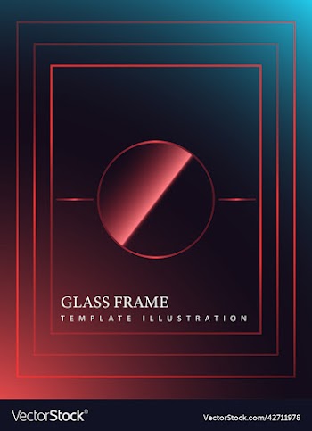 template glass frame