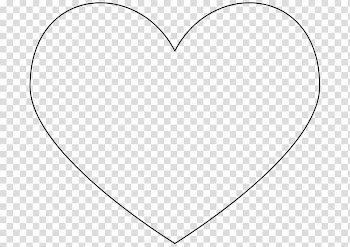 Template Heart Organ Stencil, heart-shaped spray transparent background PNG clipart