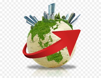 Template Lenovo - Map Globe Travel Urban Building Arrow 