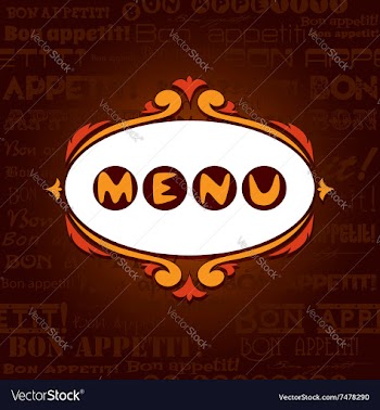 Template menu for restaurant cafe bare vector image