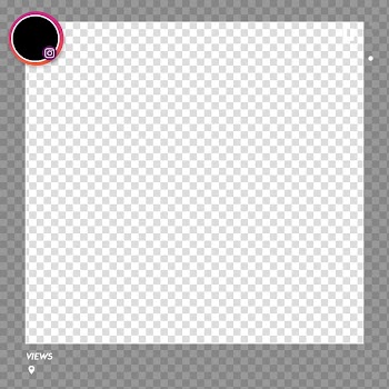 Templates VB, rectangular blue and black frame transparent background PNG clipart